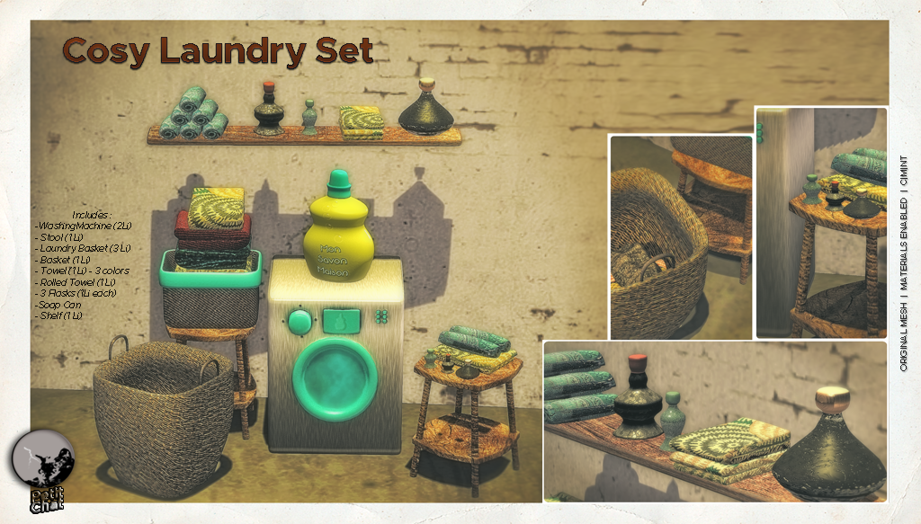 Cosy Laundry @ The Secret Sale Sundays this week-end ! graphic
