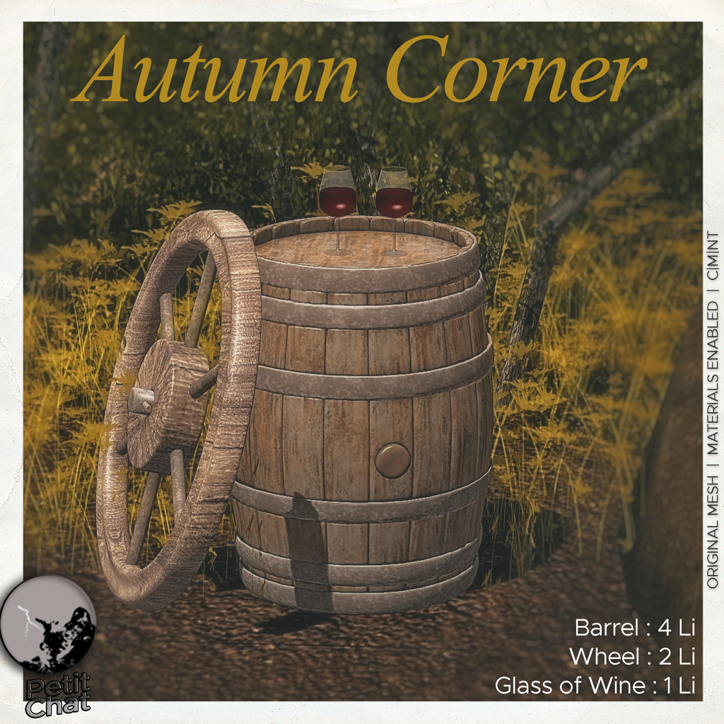 Autumn Corner : New release graphic