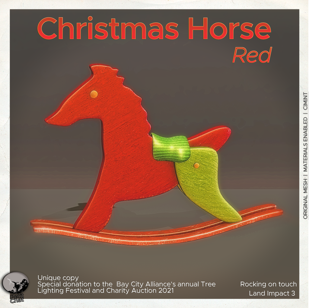Christmas Horse : a donation to Bay City charity event graphic