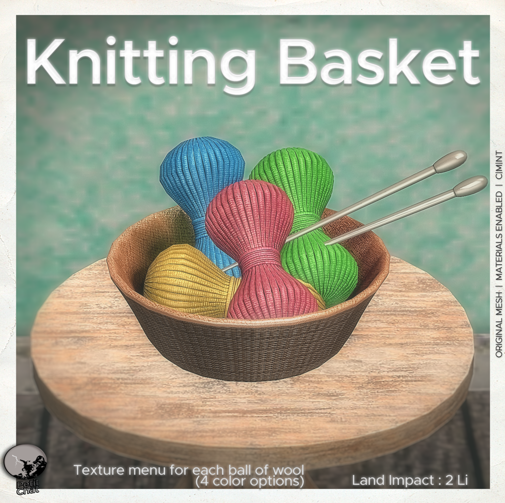 Knitting Basket : new release ! graphic