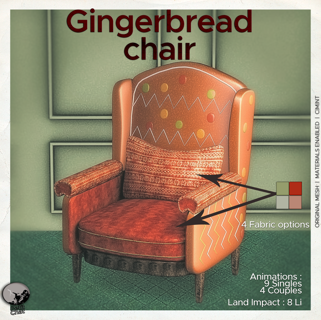 Gingerbread Chair : New release (group gift) graphic