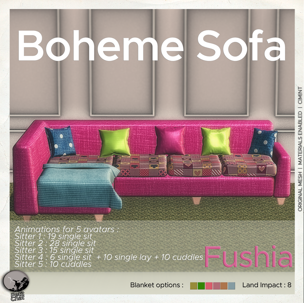 Bohème Sofa : New release  @ The Designer Outlet graphic