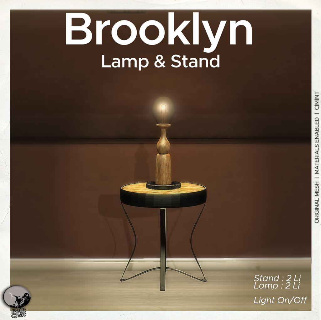 Brooklyn Lamp & Stand : new release ! graphic