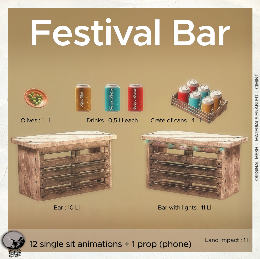 Festival Bar : New release ! graphic
