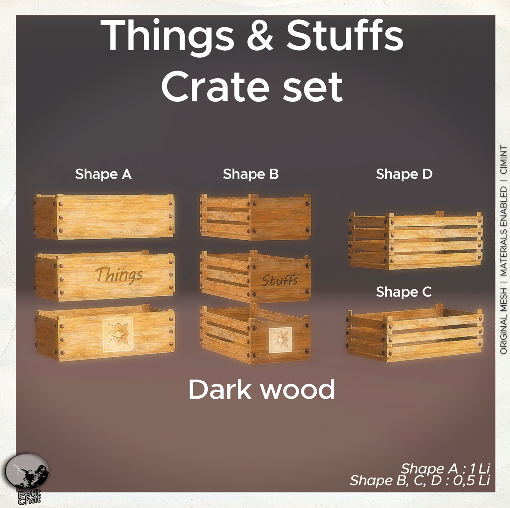 Things & Stuffs Crate Set : new release ! graphic