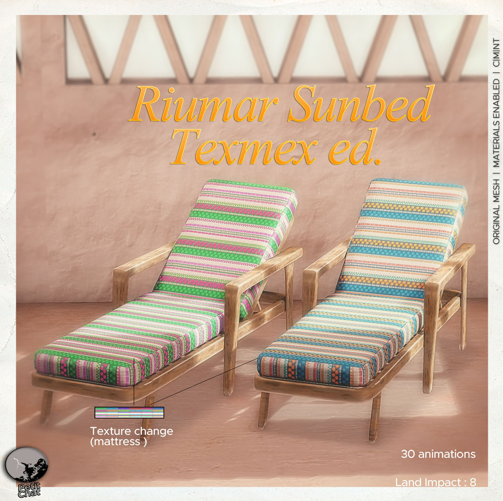 Riumar Sunbed Texmex ed : new release graphic