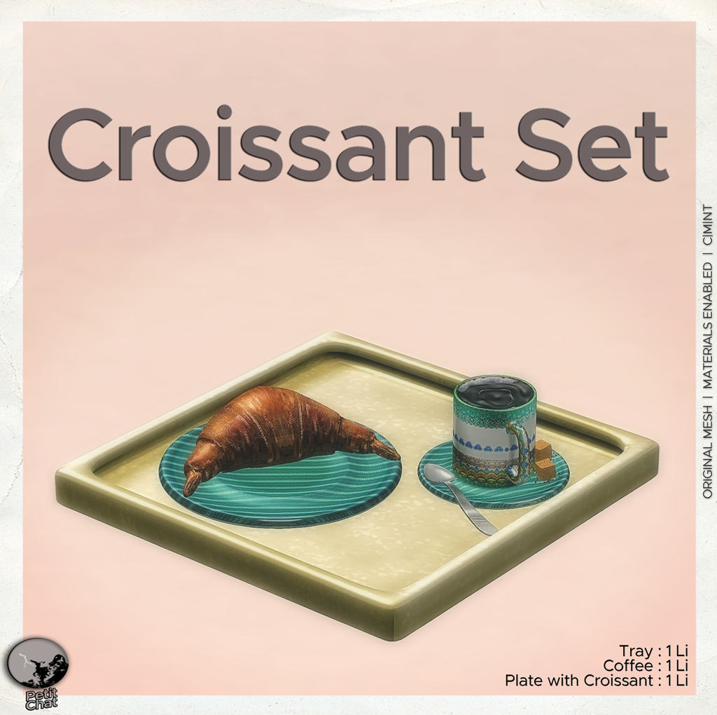 Croissant Set : New release and exclusive group gift graphic