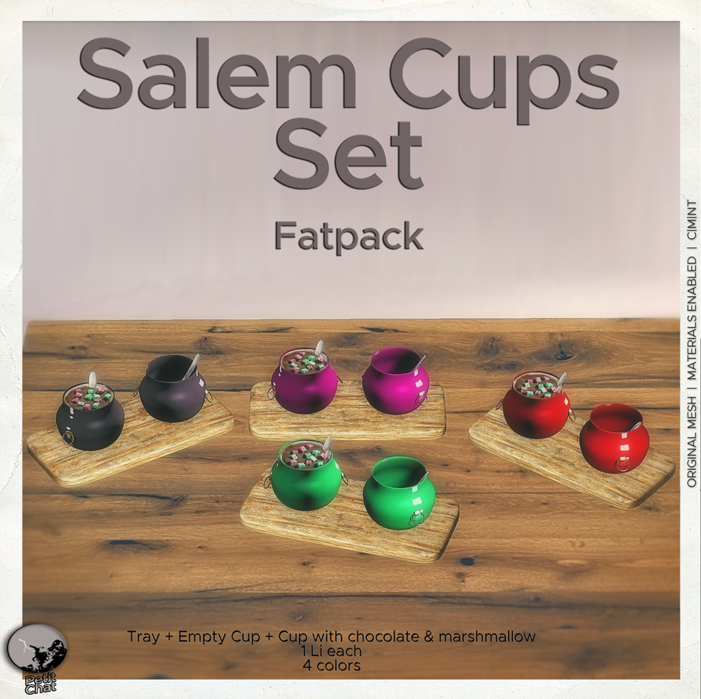 Salem Cups Set : New release ! graphic