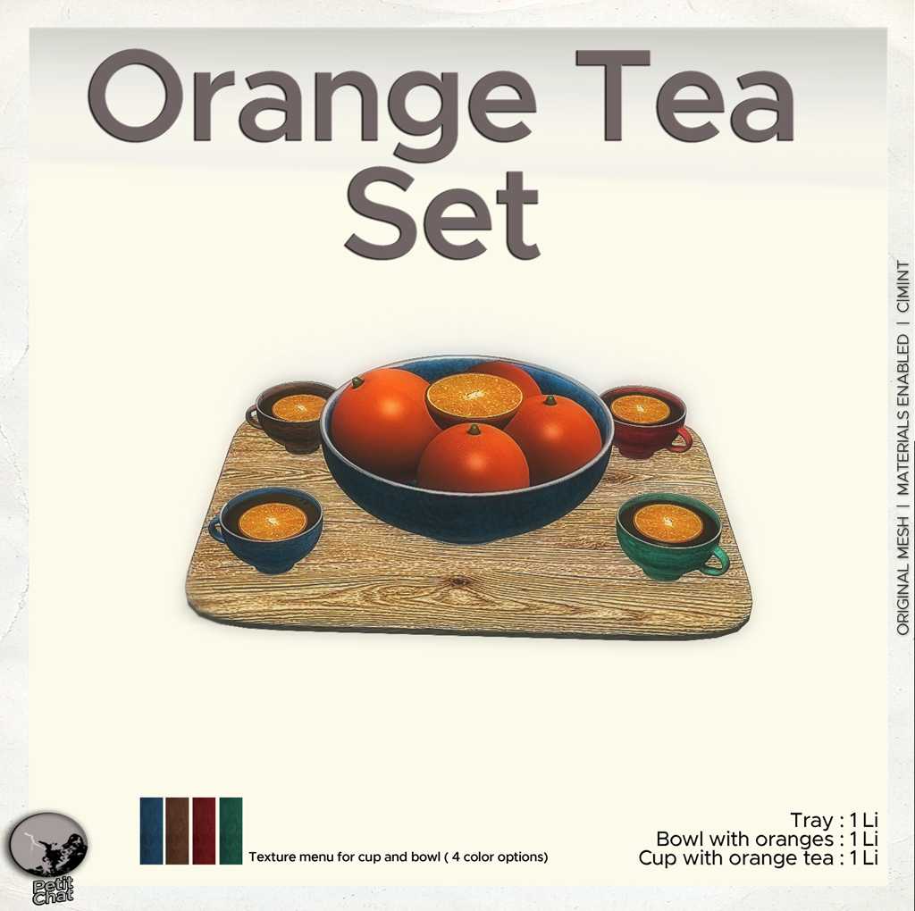 Orange Tea Set : New release ! graphic