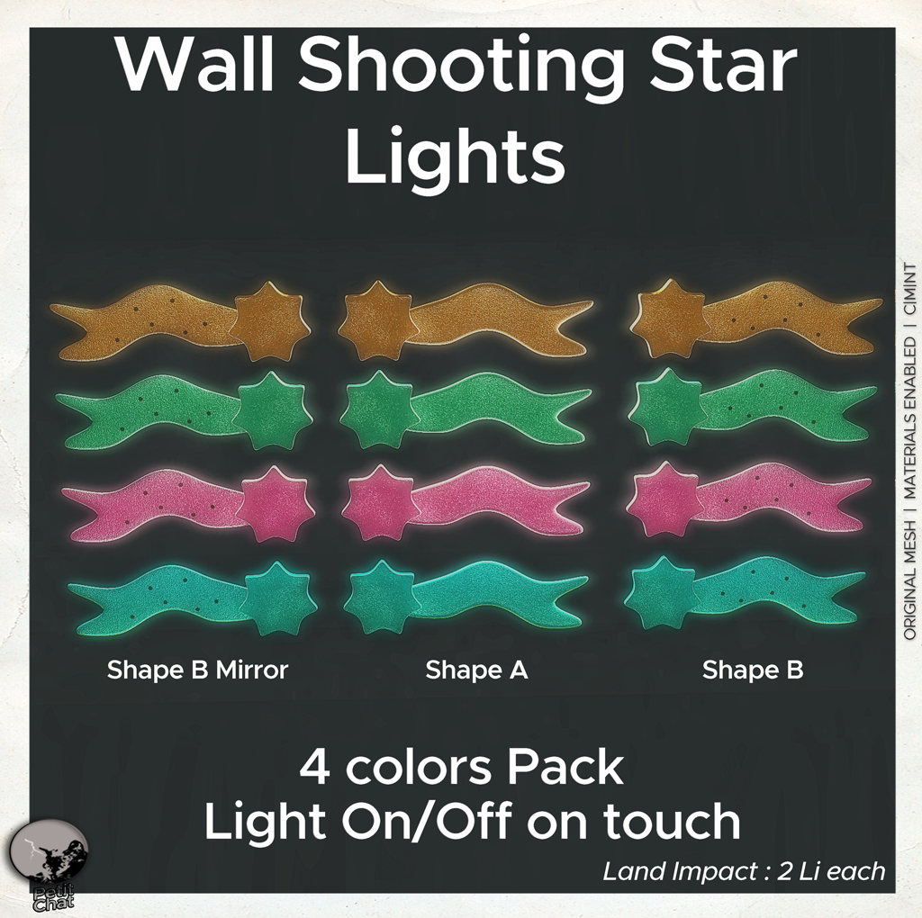 Wall Shooting Star Lights : New Release graphic