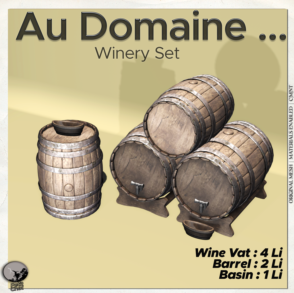 Au Domaine … Winnery Set graphic