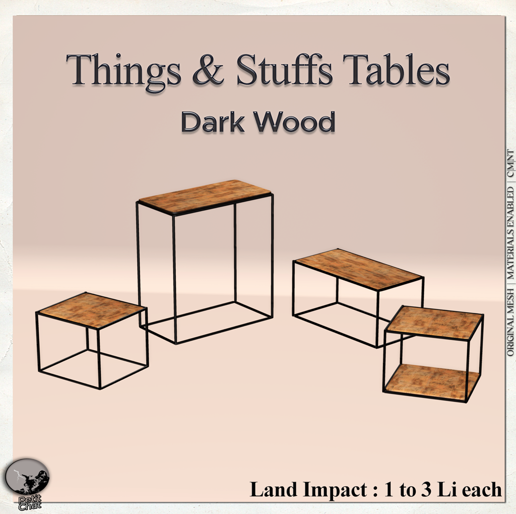 Things & Stuffs Tables graphic