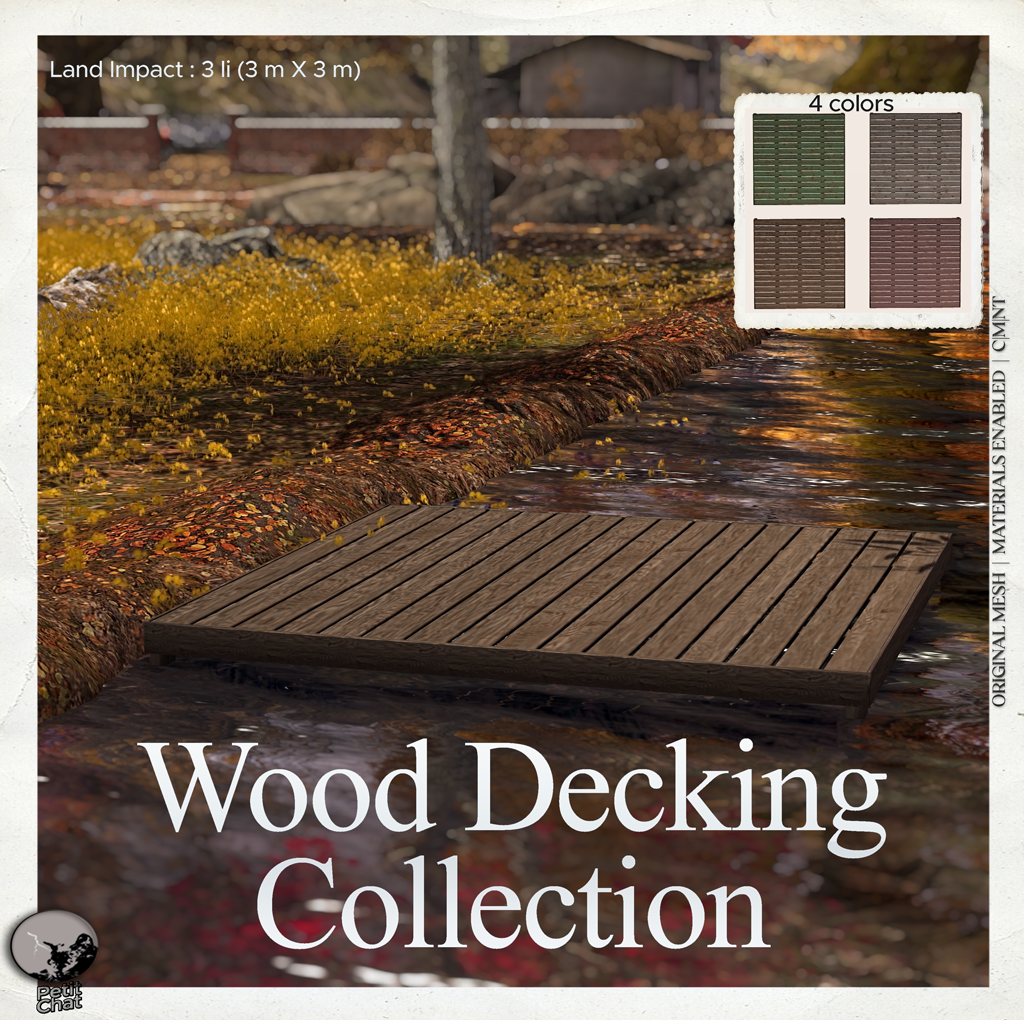 Wood Decking collection : new release graphic