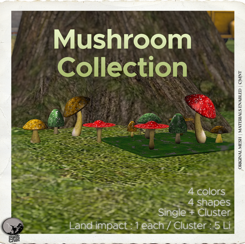 Mushroom Collection : March group gift graphic